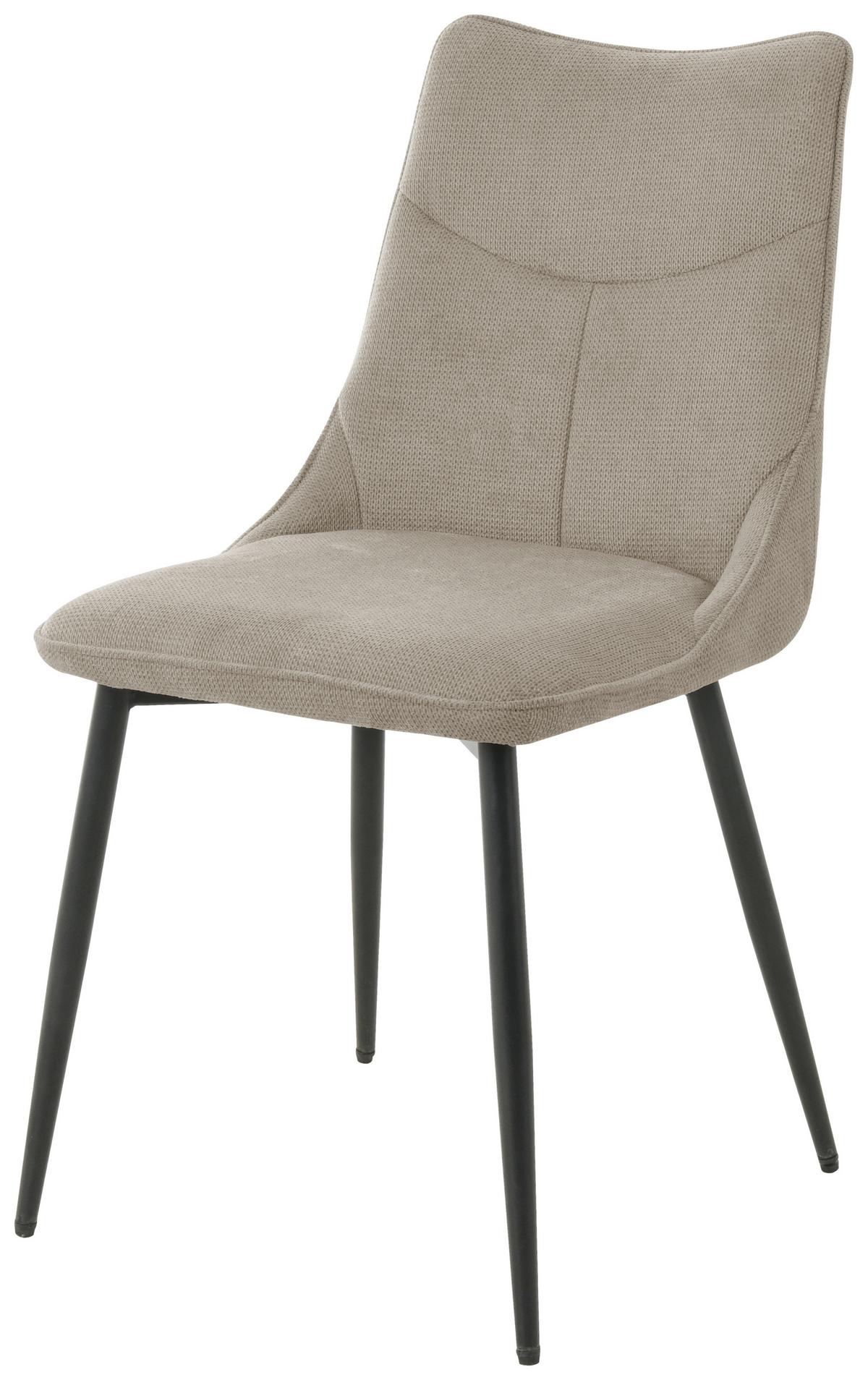 Stol Vera, Bež - črna/bež, Konvencionalno, kovina/tekstil (46/86/59cm) - Nedis SmartLife