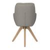 CHAISE ACCOUDOIRS JUANA - Beige/couleur naturelle, MODERN, textile/bois (61/93/65cm) - Bessagi Home