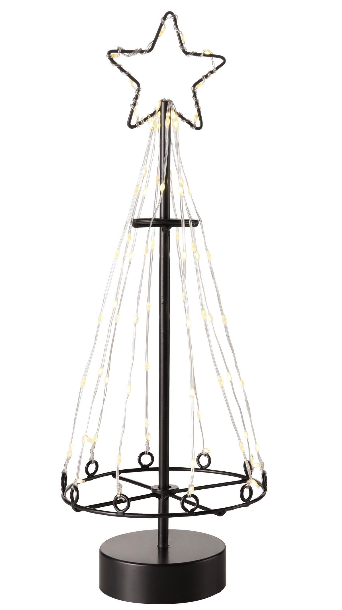 LED-Dekoleuchte Jope in Schwarz - Modern, Kunststoff/Metall (45cm) - Premium Living