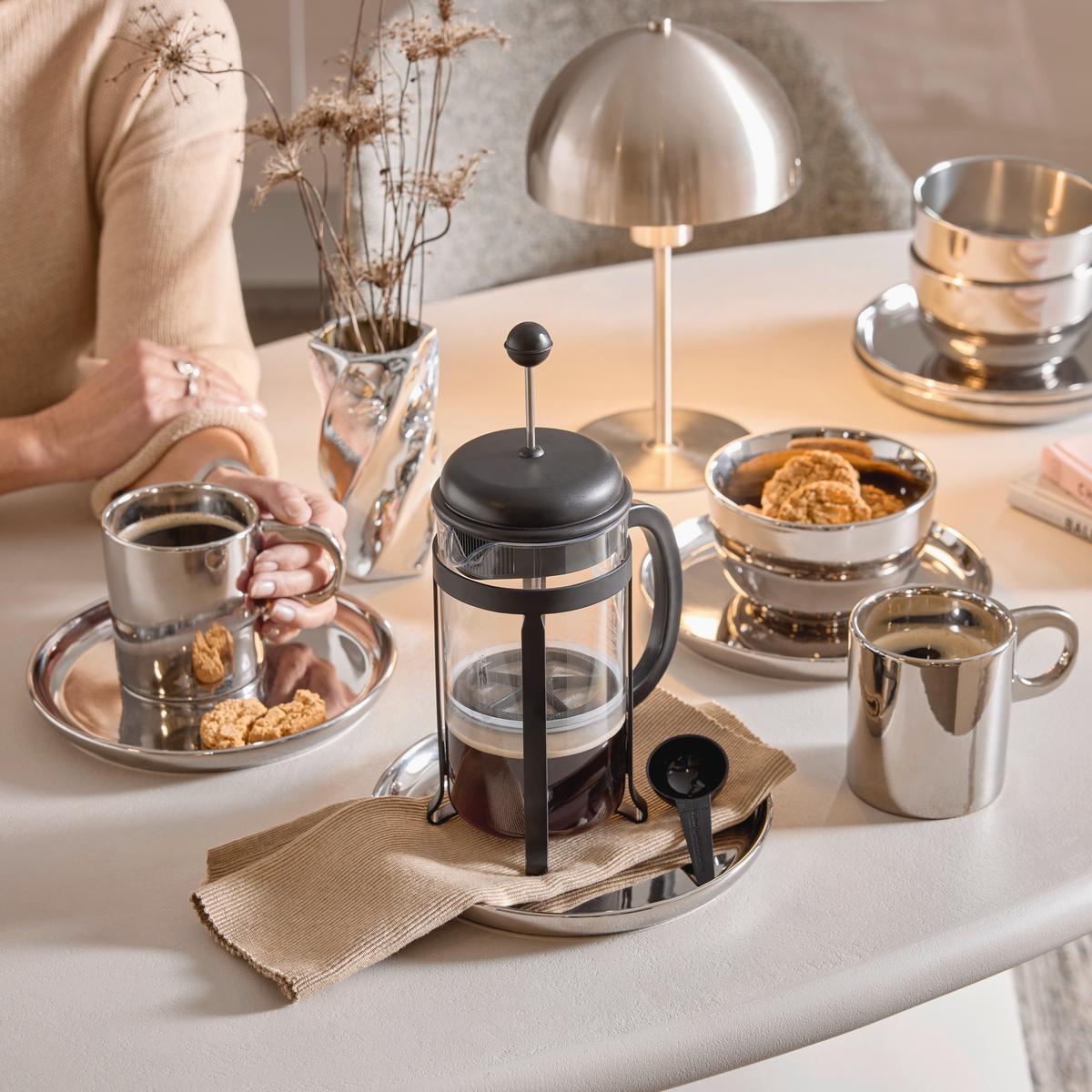 Kávékészítő Java - fekete/áttetsző, Konventionell, műanyag/Üveg (11.2cm)