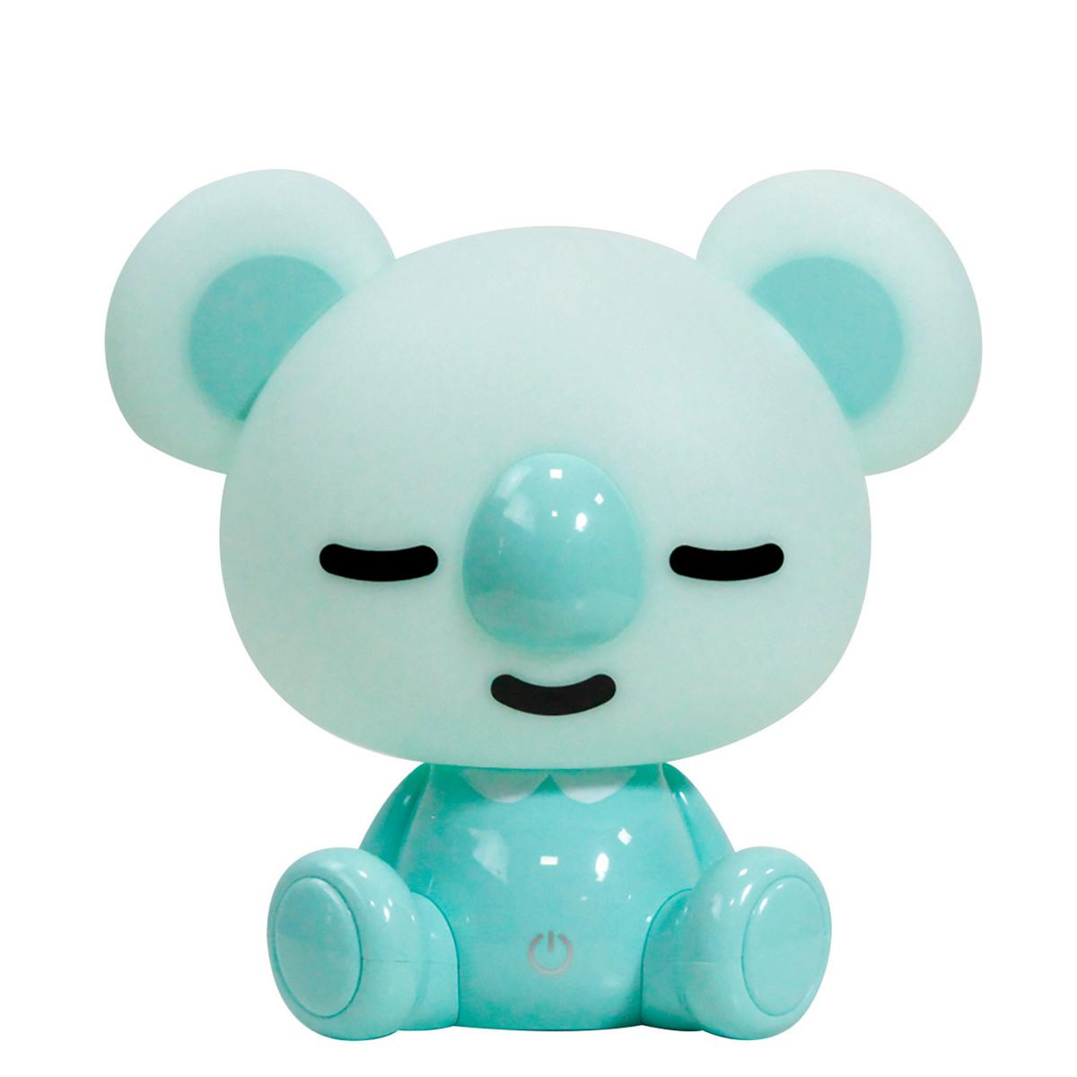 Kindertischleuchte Koala verde Mintgrün max. 3 Watt - Mintgrün, Basics, Kunststoff (20/20/16cm)