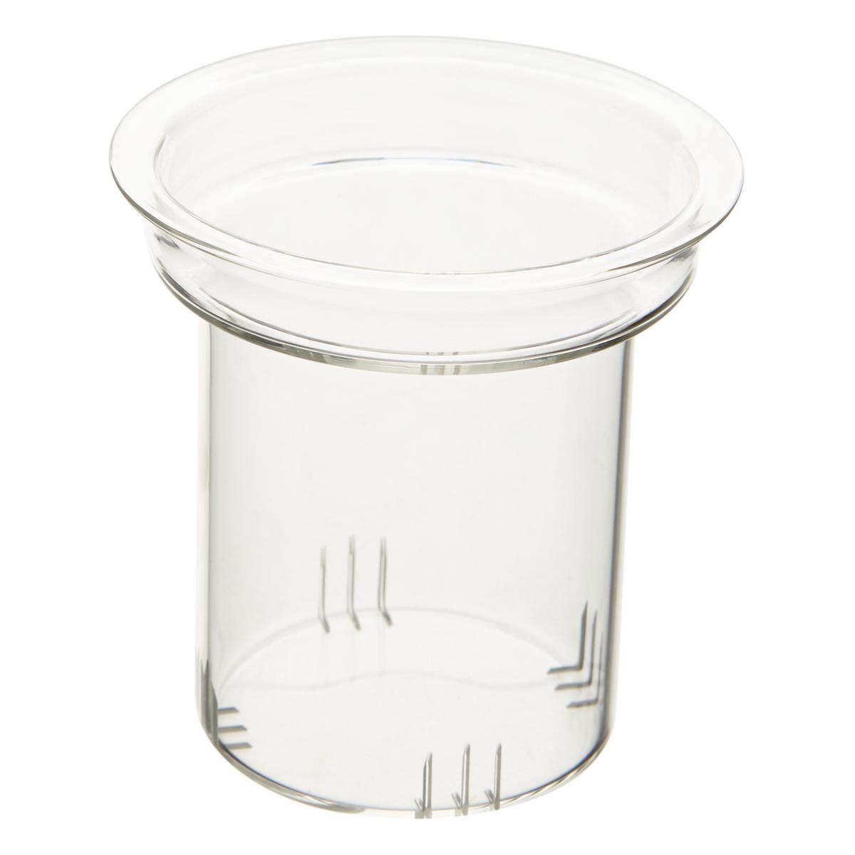 Ceainic Kama cca. 800 ml - maro/transparent, Basics, sticlă (800ml)
