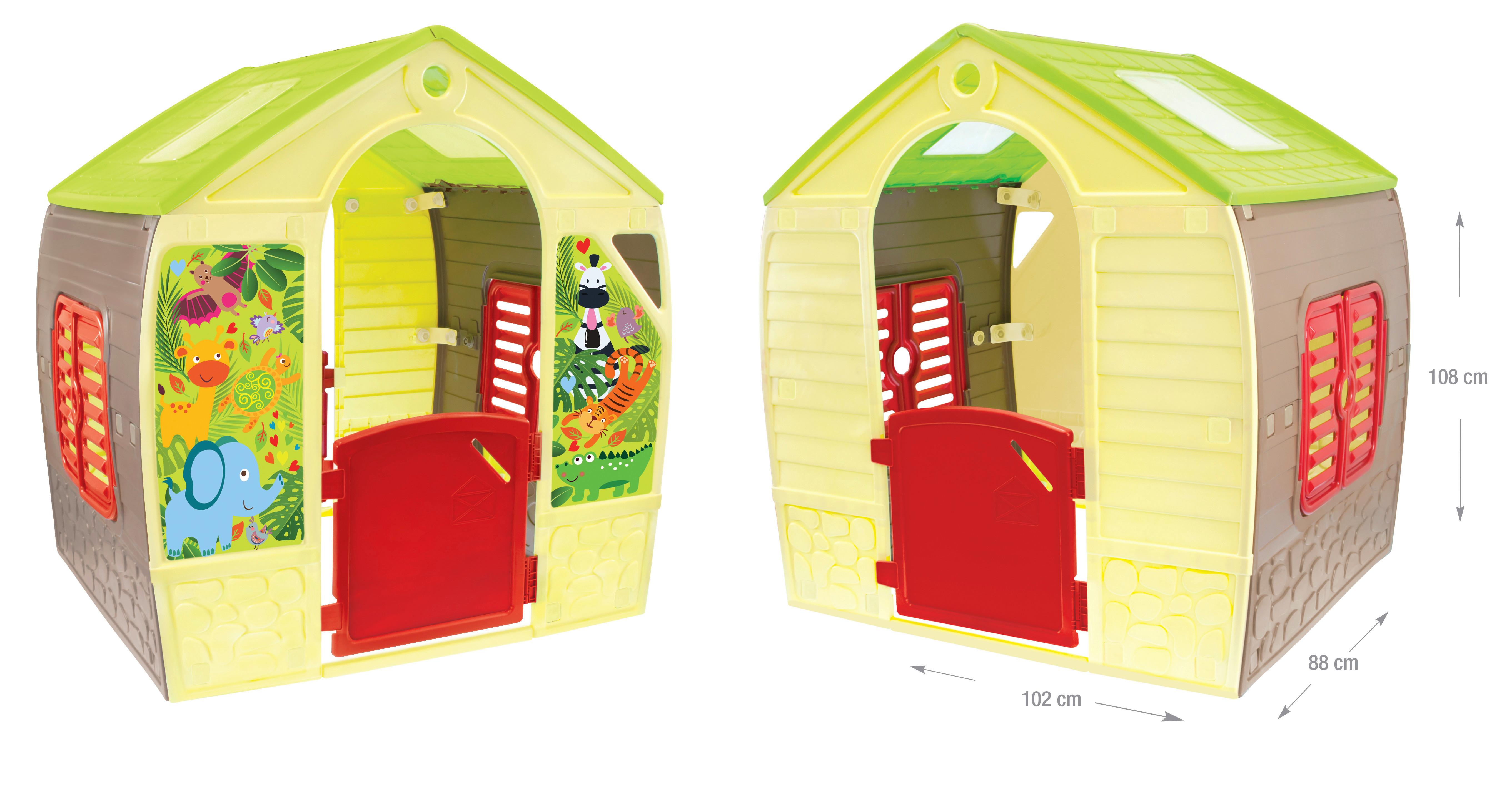 Spielhaus Happy House Multicolor - Multicolor, KONVENTIONELL, Kunststoff (102/108/88cm)