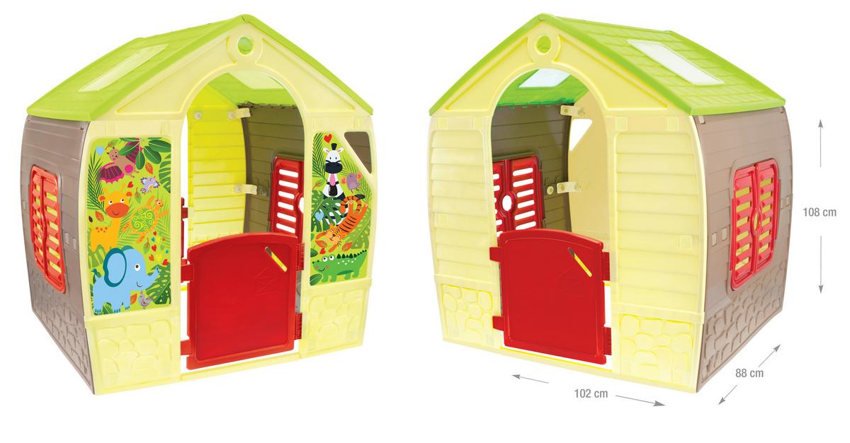 Spielhaus Happy House Multicolor - Multicolor, KONVENTIONELL, Kunststoff (102/108/88cm)