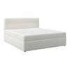 Boxbett Marco Creme ca. 180x200 cm - svart/cremefärgad, Modern, trä/textil (180/200cm) - Bessagi Home
