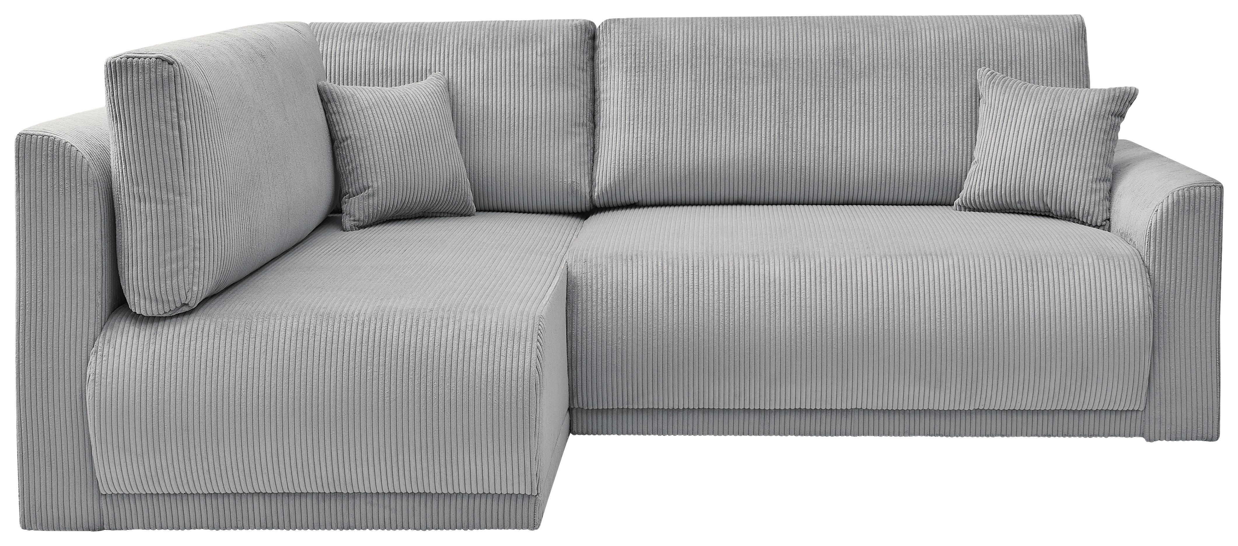 Coltar KIM - gri, Modern, lemn/textil (233/160cm) - Modern Living