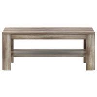 Măsuță pentru canapea Tiziano - culoare lemn stejar, Modern, plastic/material pe bază de lemn (110/45/60cm) - Modern Living