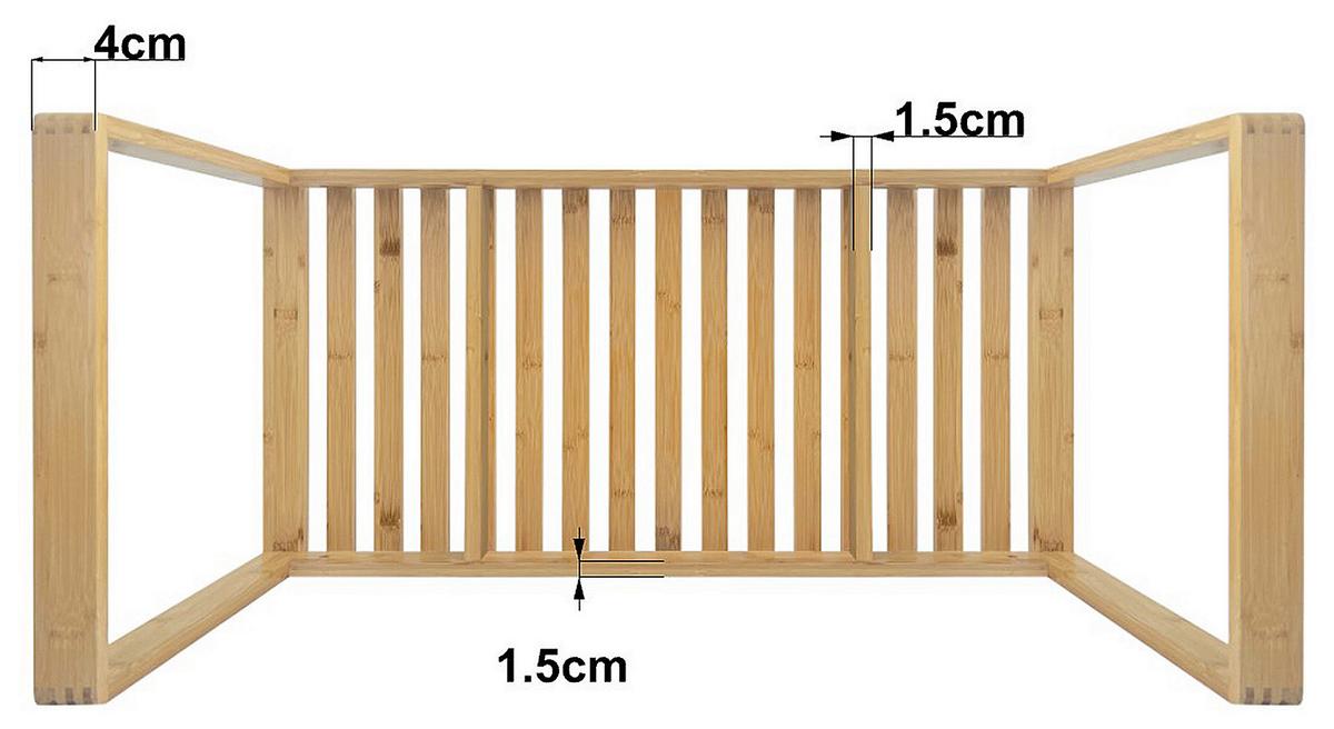 Sitzbank Dexter Naturfarben - Naturfarben, Natur, Naturmaterialien (76,5/38.3/38cm) - Mömax
