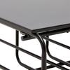 SOFFBORD PIPE - svart, Modern, metall/trämaterial (70/70/38cm) - Mömax