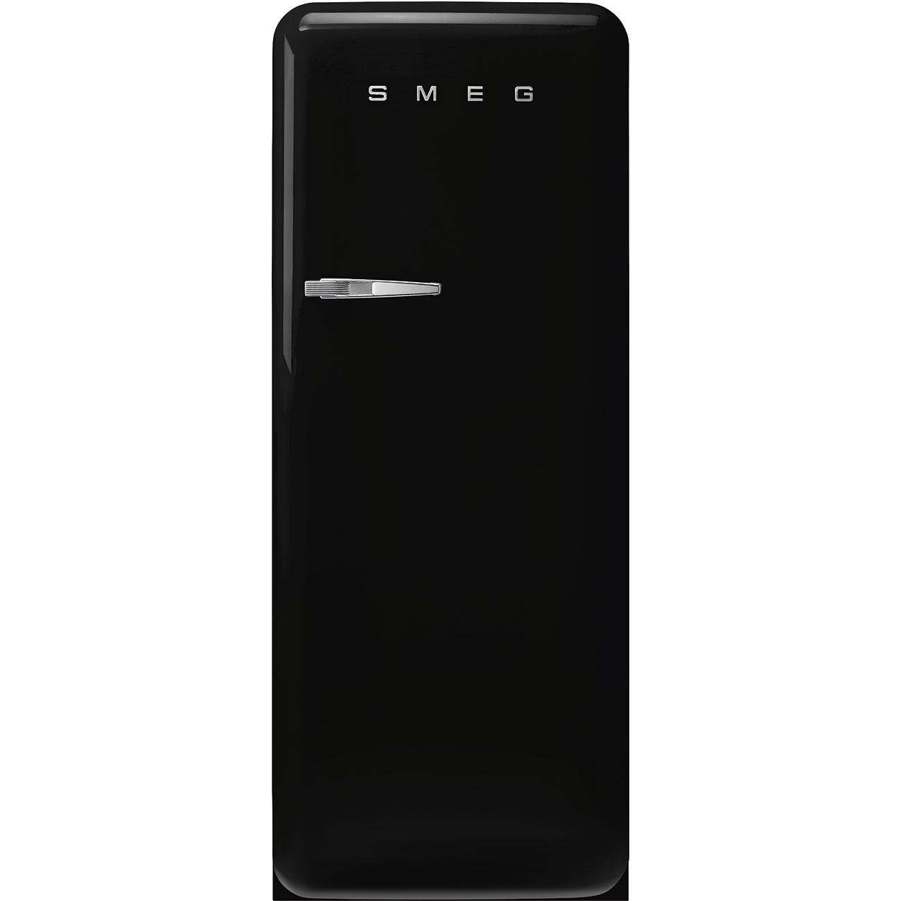 Kühlschrank FAB28RBL5 in Schwarz - Schwarz, MODERN, Glas/Metall (60/153/72,8cm) - SMEG