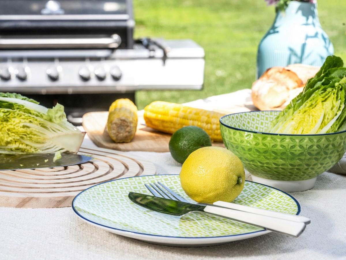Servis 16/1 24780 Mediterran Grün - svijetlo zelena/bijela, Basics, keramika - Creatable