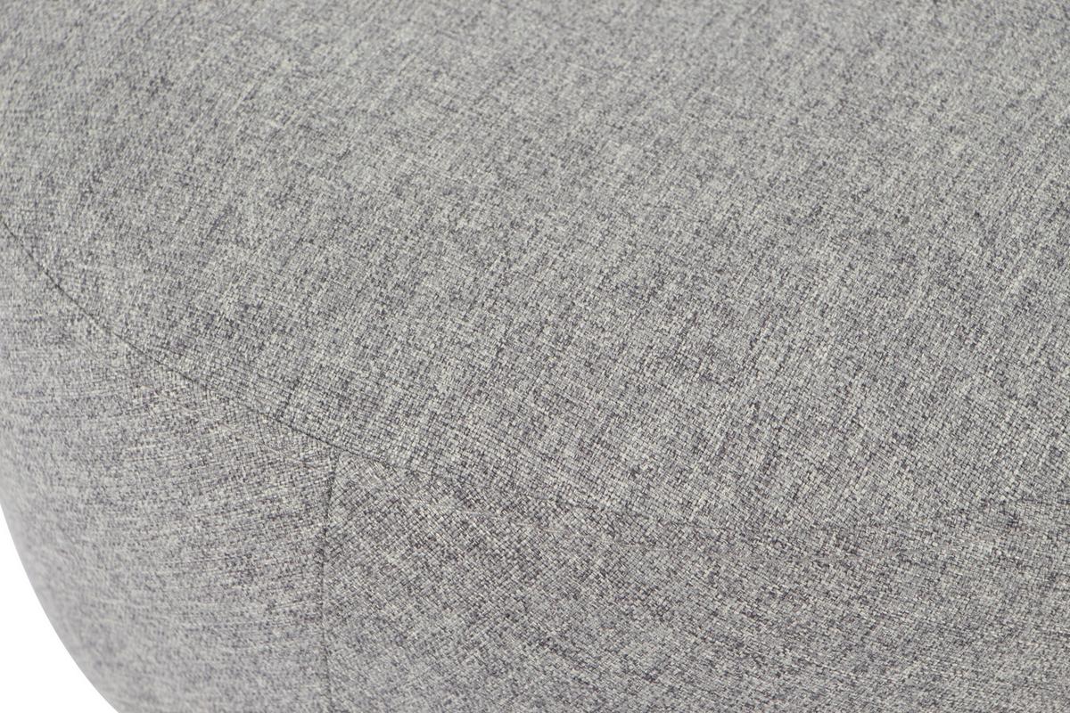 Bürohocker Kimmie - Weiss/Grau, Basics, Kunststoff/Textil (34/60/75/34cm) - Mömax