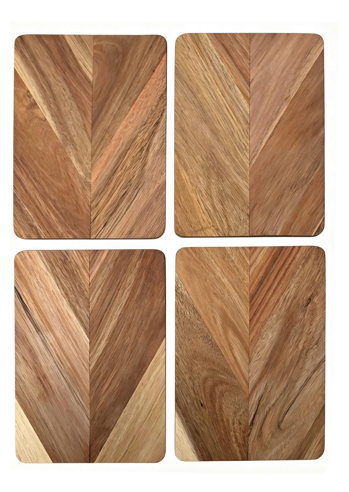 Daska Za Sečenje Set 4/1 Romina - prirodna boja, Romantično / Seoski, drvo (11.5/0,9/15cm) - Mömax