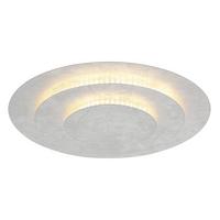 LED-DECKENLEUCHTE 48465-24S HEDA - Silberfarben, Design, Metall (35/7cm) - Globo