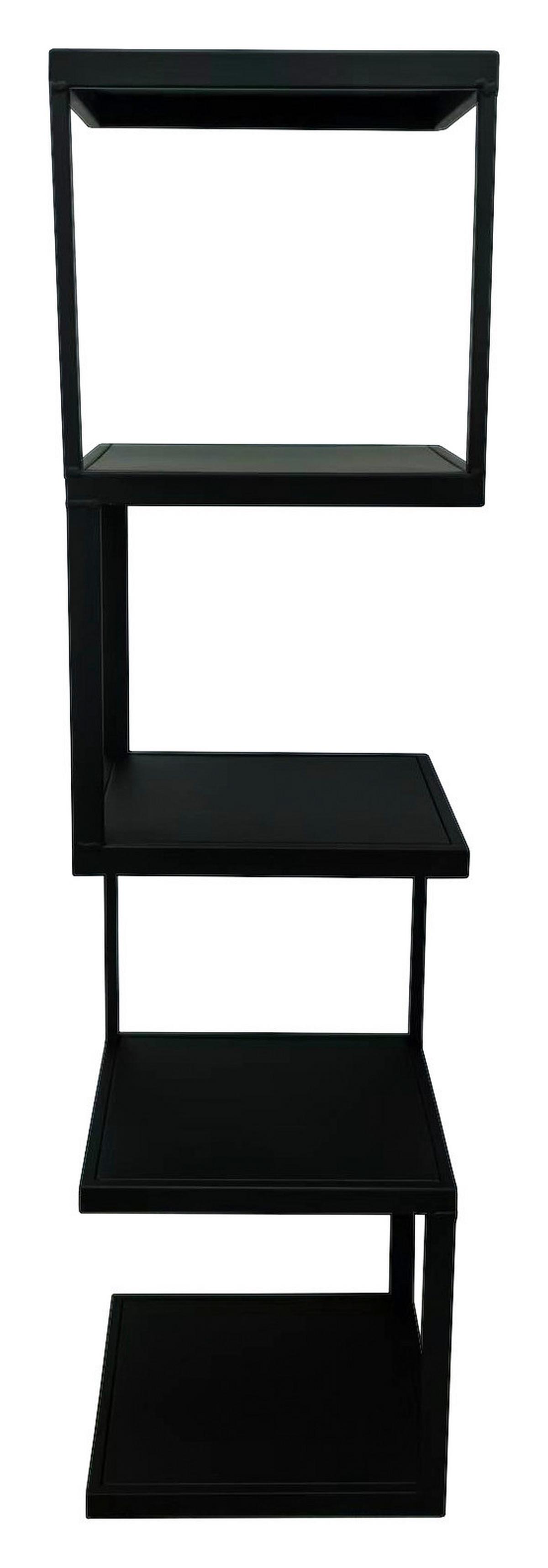 REGAŁ BRUCE - czarny, Basics, metal (25/96/25cm) - Carryhome