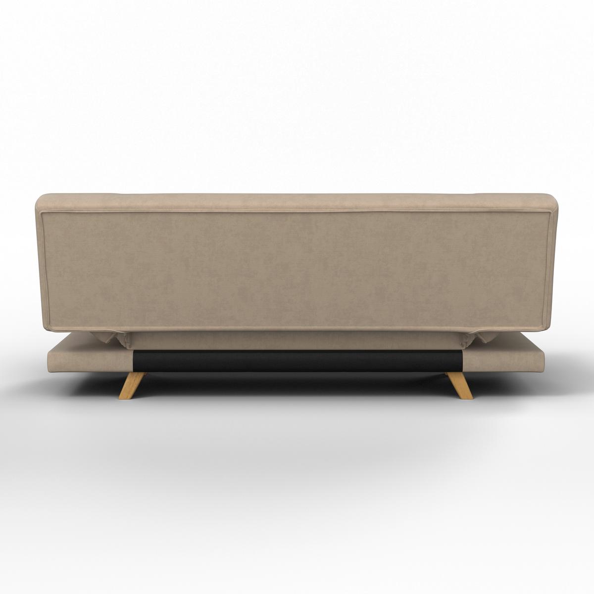 Zofa S Posteljno Funkcijo Funky - umazano rjava/bež, Moderno, tekstil/les (183/73/79cm) - Bessagi Home