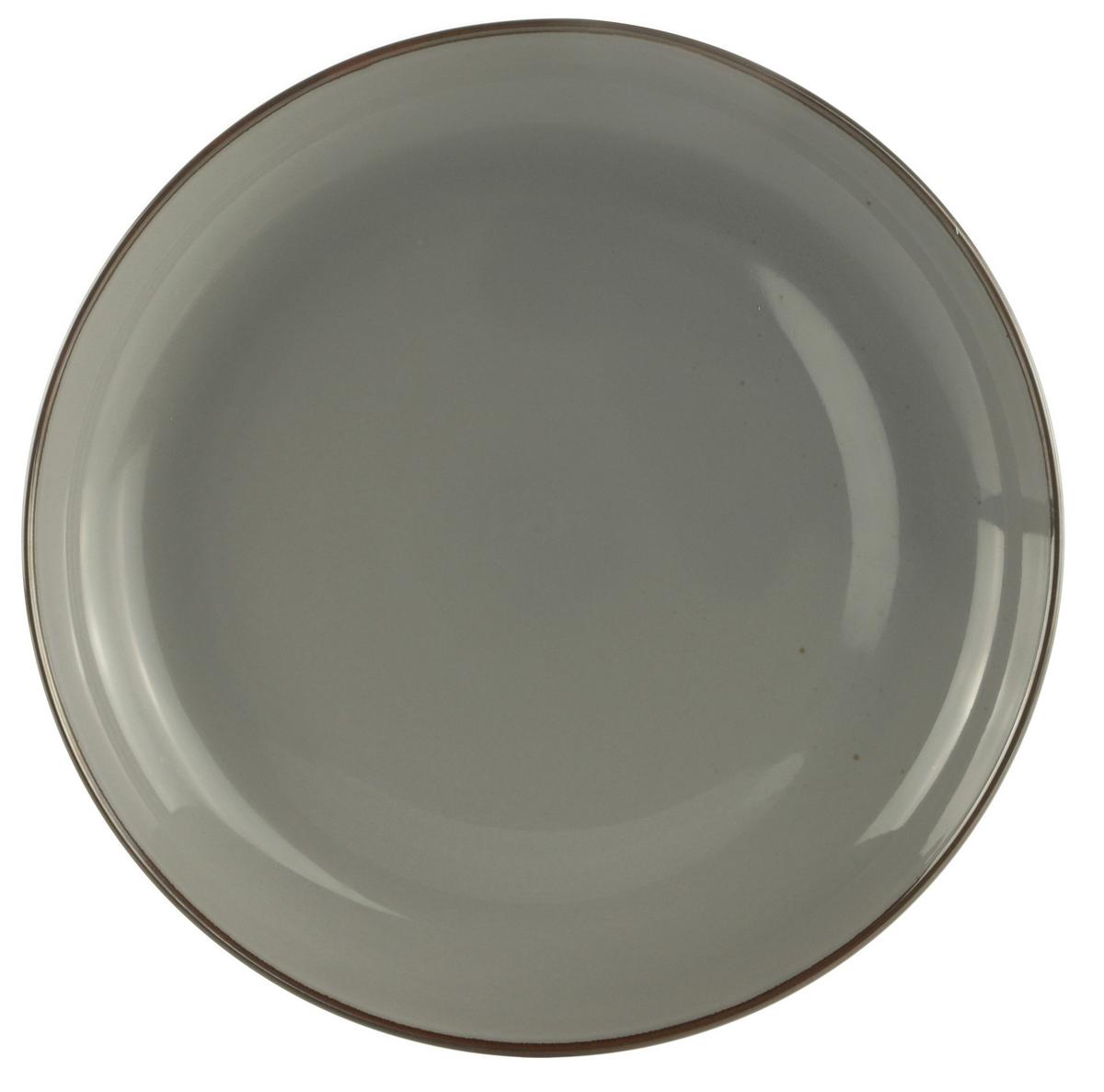 Speiseteller Capri in Grau - Grau, MODERN, Keramik (27/3,7cm) - Mömax