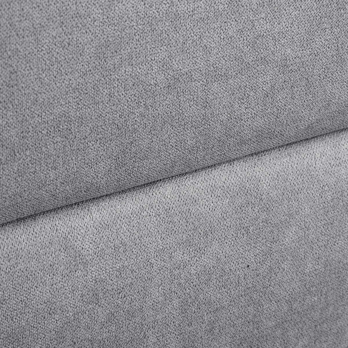 Box Krevet Kiara - siva/crna, Moderno, tekstil/drvo (180/200cm) - Bessagi Home