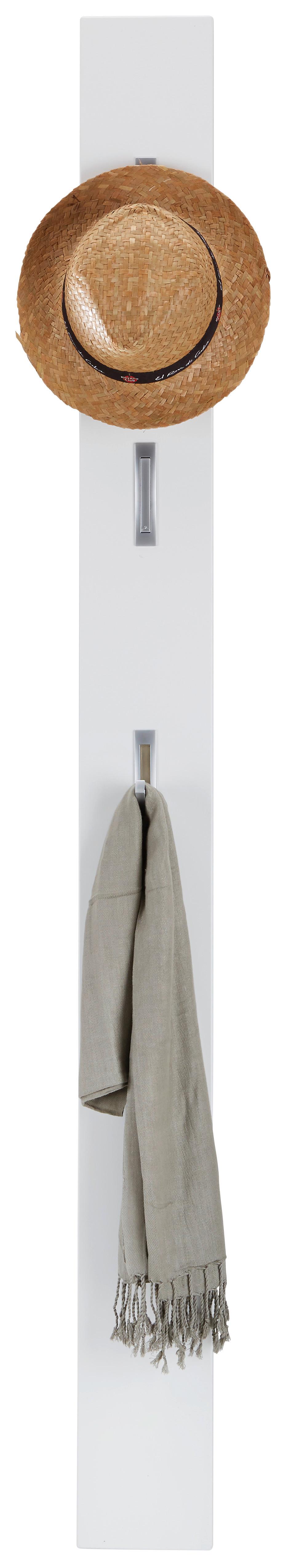 Garderobenleiste Weiß - Weiß, MODERN, Holzwerkstoff (15/170/3cm)