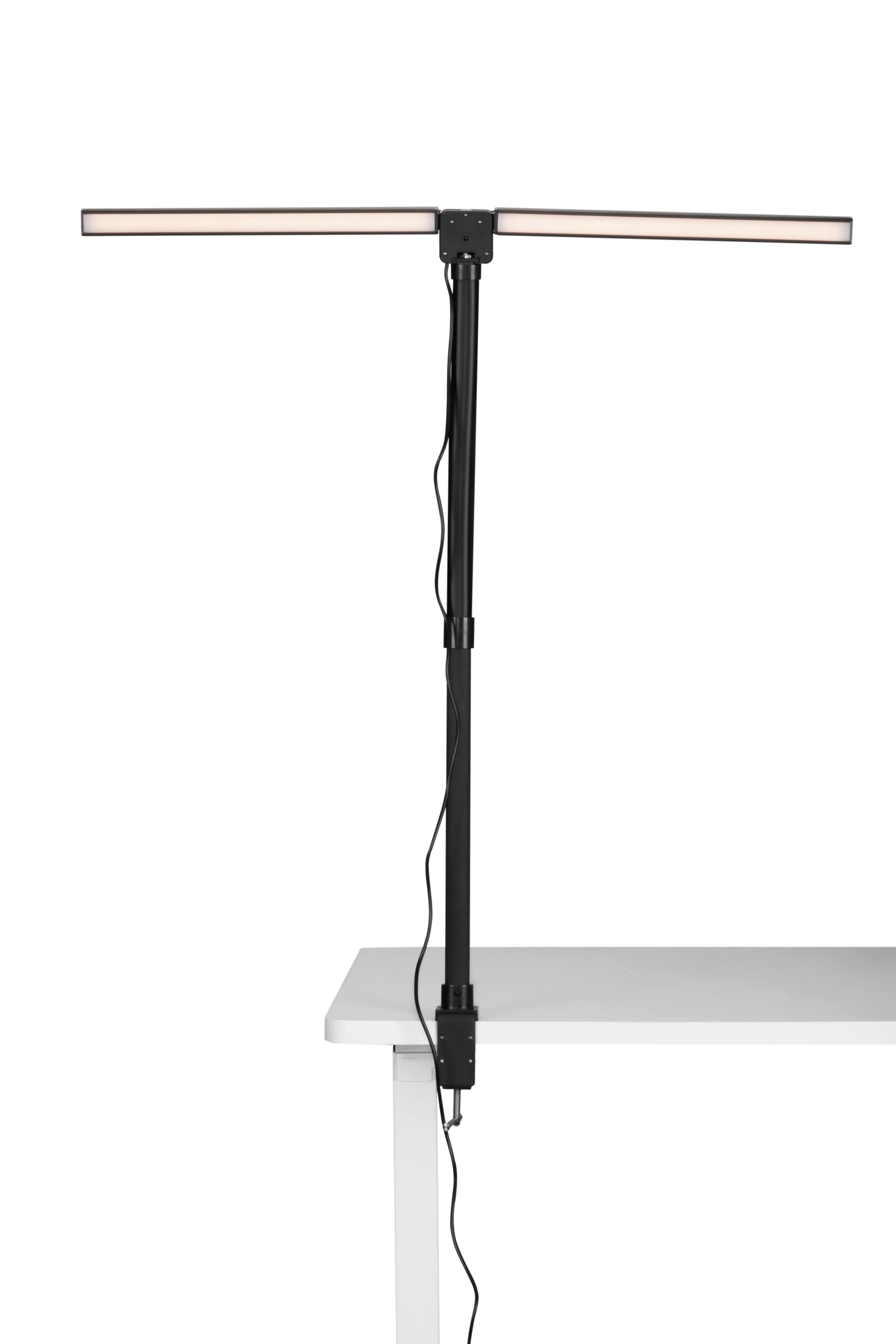 LAMPA ZACISKOWA LED HAYWARD *SBN* - czarny, Basics, tworzywo sztuczne/metal (80/35/71,5cm) - Novel