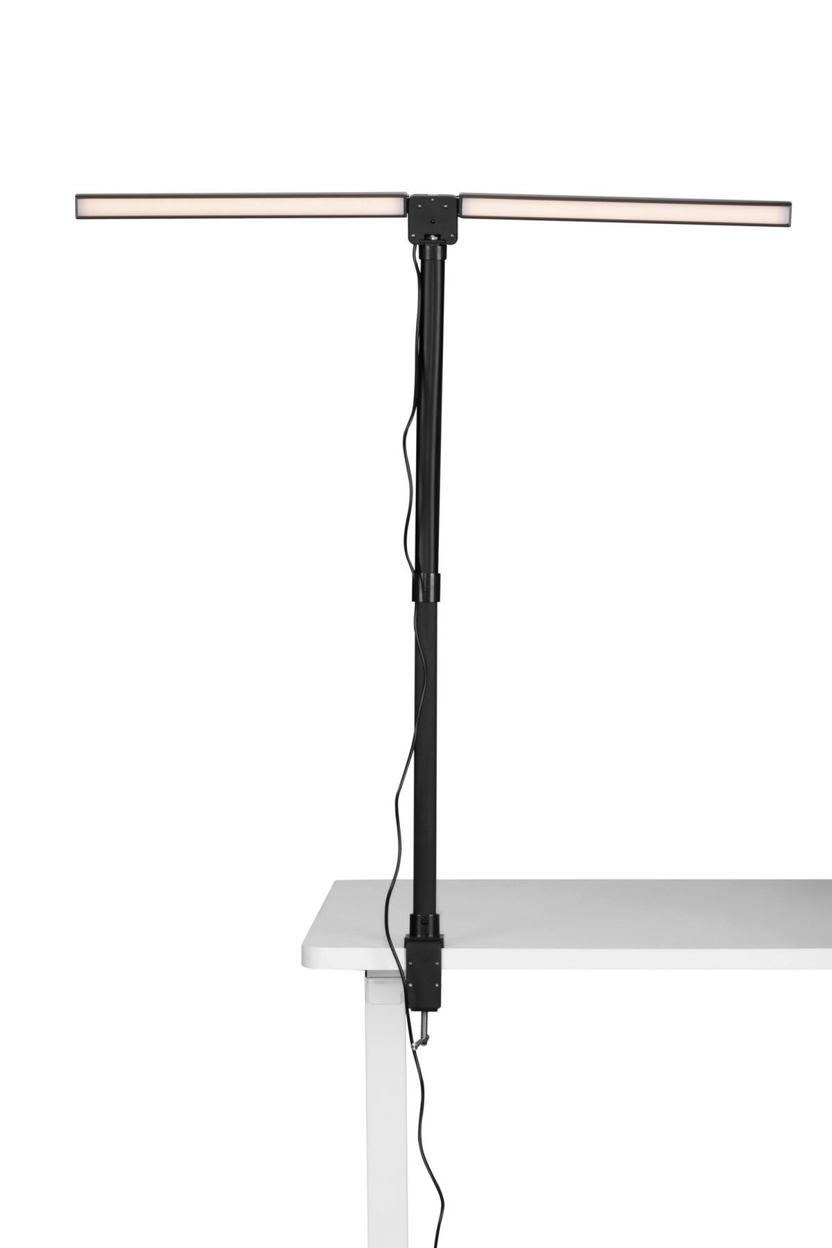 LAMPA ZACISKOWA LED HAYWARD *SBN* - czarny, Basics, tworzywo sztuczne/metal (80/35/71,5cm) - Novel