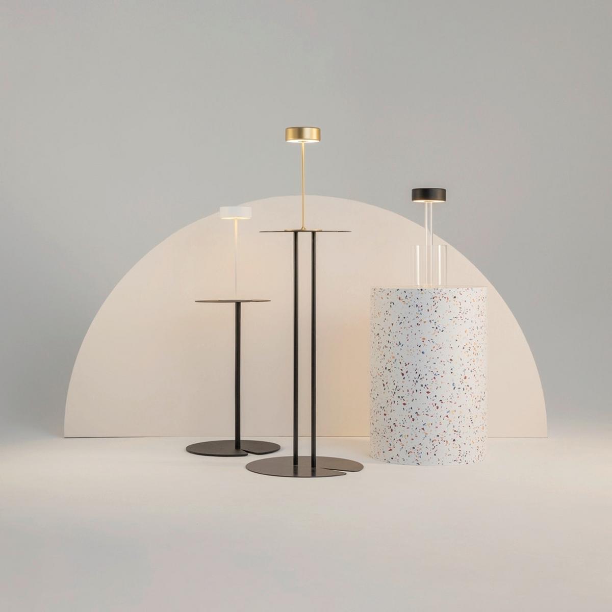 AKKU-TISCHLEUCHTE AI COLLABORATION - Goldfarben, Design, Metall (12/34,5cm) - MAYTONI