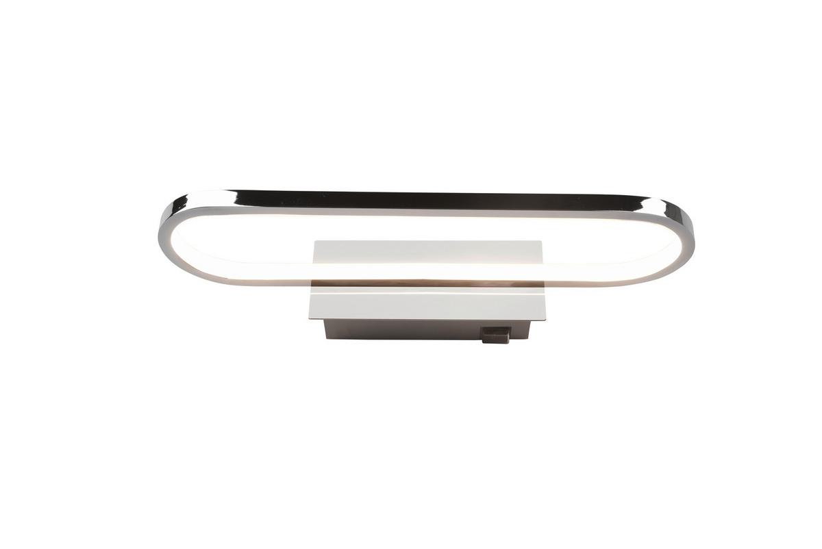 LED-Wandleuchte Gianni in Chromfarben max. 17 Watt - Chromfarben, Basics, Metall (40/14,8/7,5cm) - Trio Leuchten