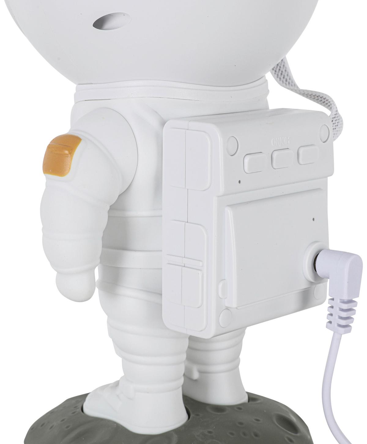 LED-Dekoleuchte Austri Grau/Weiß max. 4,9 Watt - Weiß/Grau, MODERN, Kunststoff (13/23/12cm) - Mömax