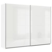 DULAP USI CULISANTE FELDKIRCH - alb/alb lucios intens, Modern, material pe bază de lemn (271/210/62cm)