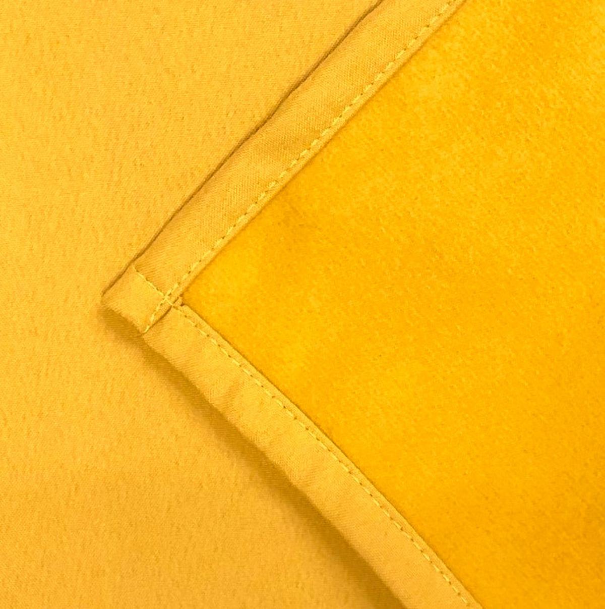 Wärmeschutzvorhang Eskimo Gelb ca. 135x225cm - Gelb, Basics, Textil (135/225cm) - Schmidt W. Gmbh
