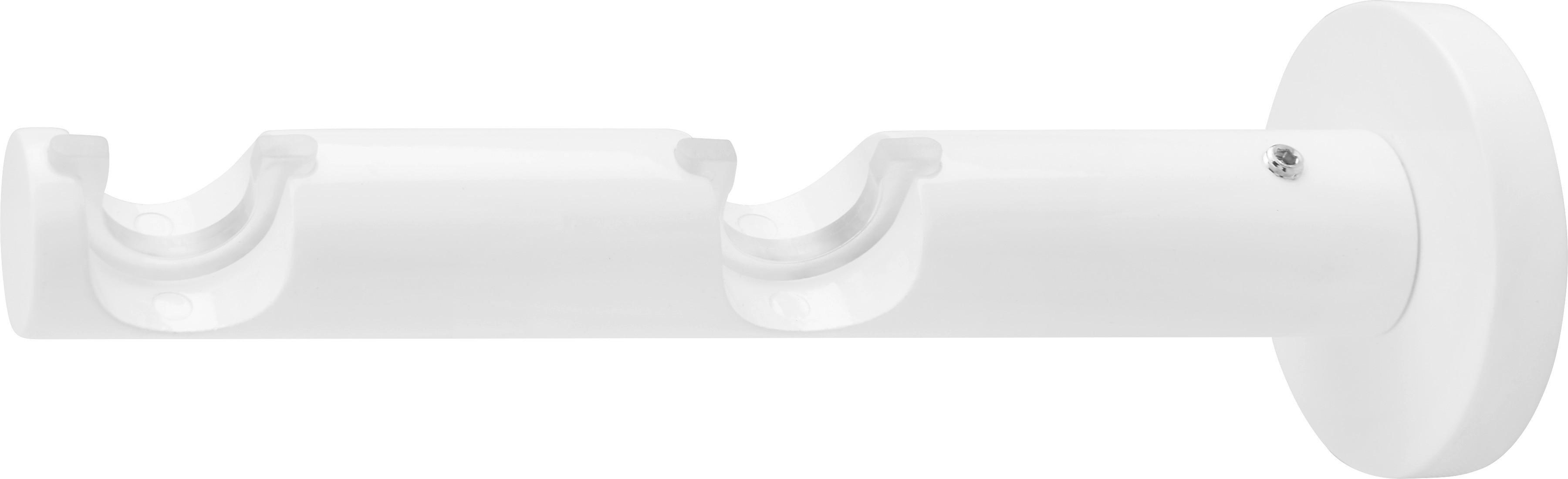 Träger Rillcube Weiss, ca. 15cm - Weiss, Metall (15cm) - Modern Living
