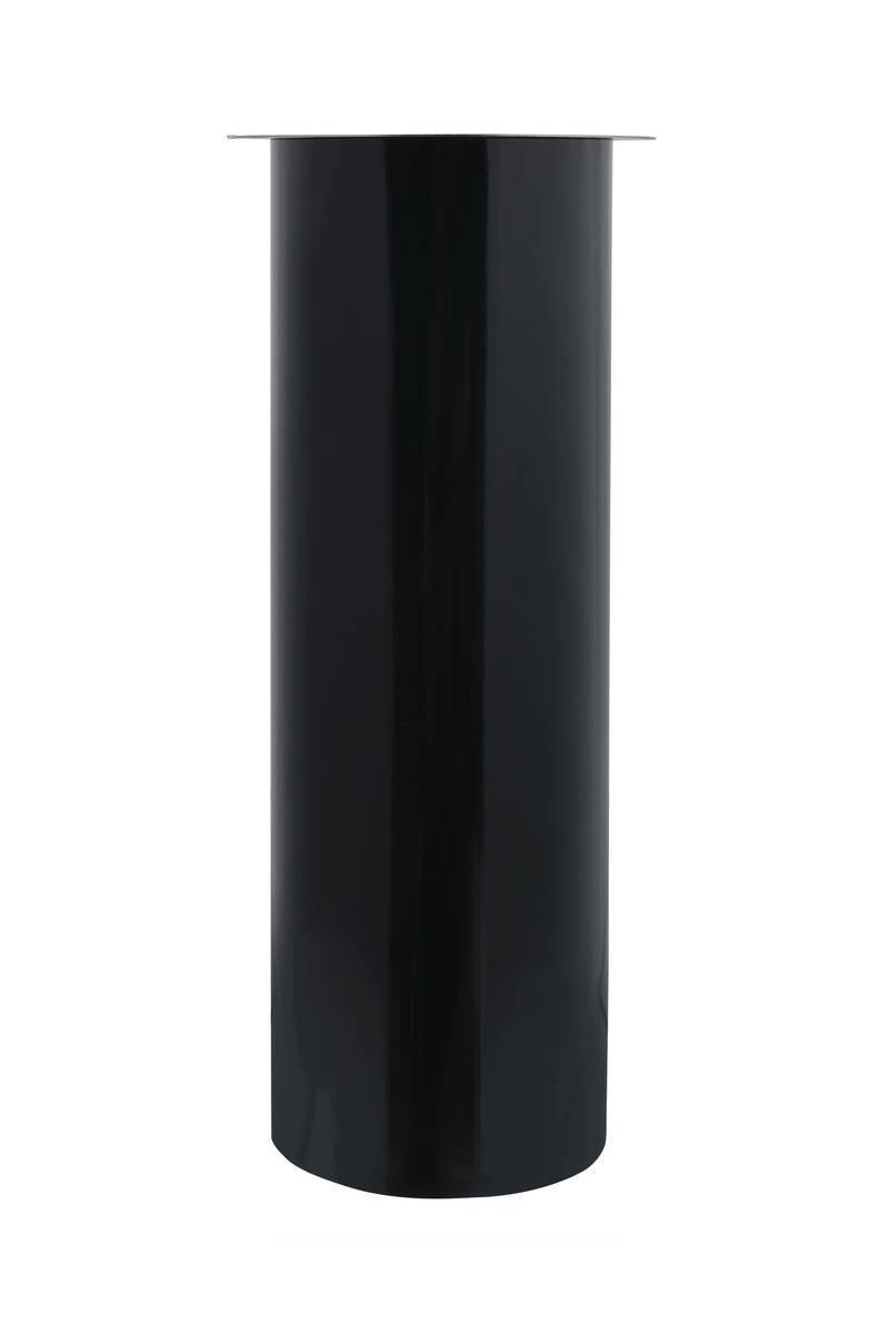 KERZENSTÄNDER BODENKERZENSTÄND. ART DECO 185 - Dunkelgrün/Silberfarben, Trend, Metall (25/60/25cm) - Kayoom