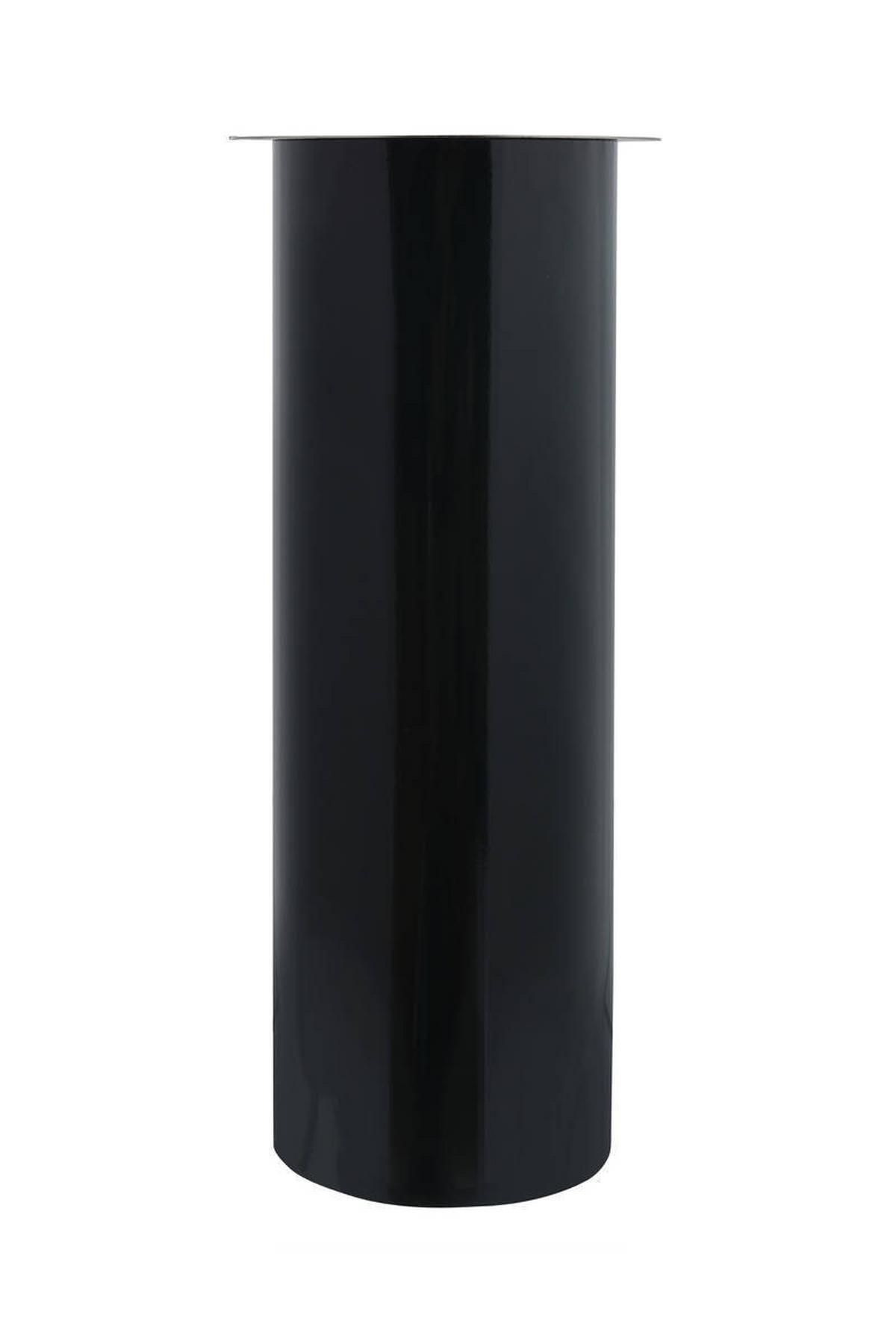 KERZENSTÄNDER BODENKERZENSTÄND. ART DECO 185 - Dunkelgrün/Silberfarben, Trend, Metall (25/60/25cm) - Kayoom