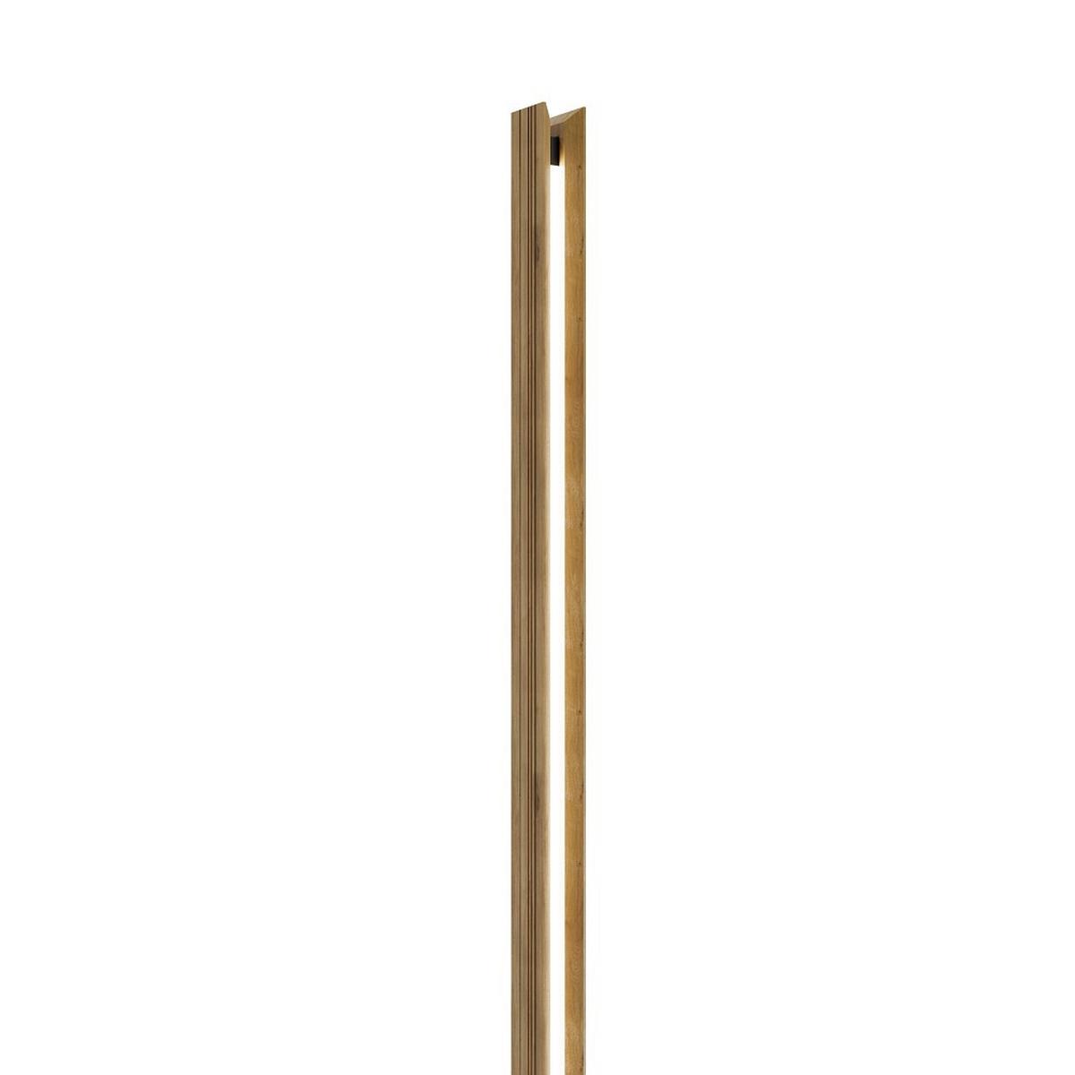 LAMPA STOJĄCA LED 142394 SAALBACH *WW* - czarny, Natur, metal/drewno (21/150cm) - Waldwelt