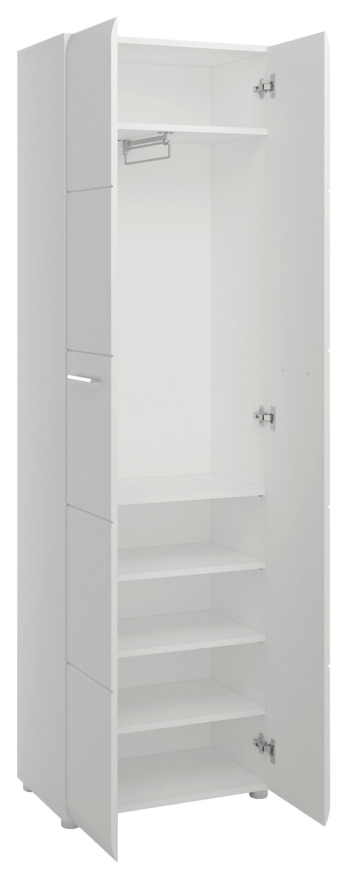 Garderobni Ormar Merano - Moderno, drvni materijal/plastika (58,9/197/37cm) - Modern Living