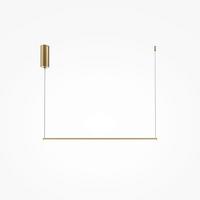 Pendelleuchte Halo - Messingfarben, Modern, Metall (80/1,7/36,7cm) - MAYTONI