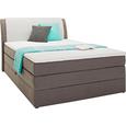 Postelja Boxspring Amalfi - siva/svetlo siva, Konvencionalno, tekstil (227/146/109cm) - Premium Living Postelja Boxspring Amalfi - siva/svetlo siva, Konvencionalno, tekstil (227/146/109cm) - Premium Living