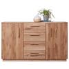 BYRÅ VERO - ekfärgad, Klassisk, trämaterial/trä (150/89/45cm) - ecoTree