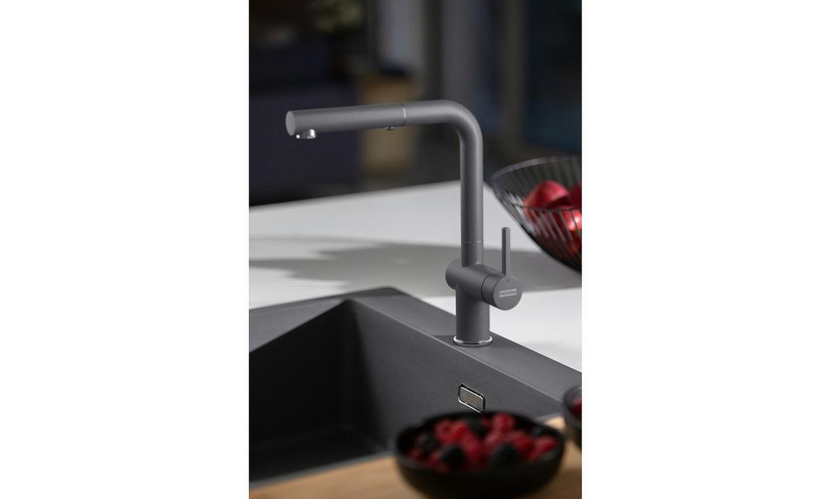 Spültischarmatur Grau - Grau, Trend (31,2cm) - Franke