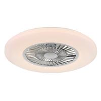 Stropni Ventilator Alva - bijela/prozirno, Basics, plastika (59,5/15,4cm) - Globo