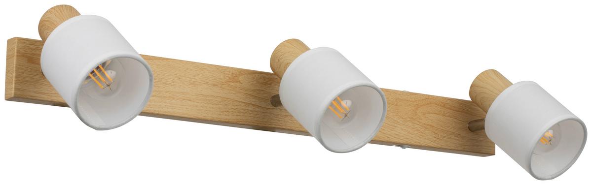 LAMPA SUFITOWA GERDA - biały, Trend, metal/tkanina (61/11,5/12,5cm) - Novel