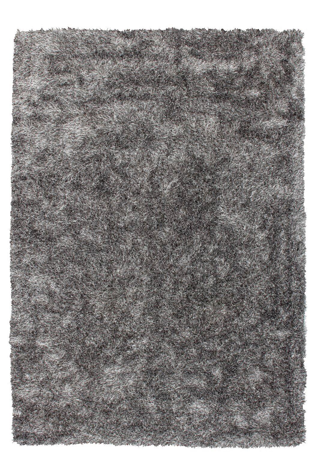 HOCHFLORTEPPICH DIAMOND 725 GRAU / WEIß - Weiss/Grau, Konventionell, Textil (160/230cm) - Kayoom