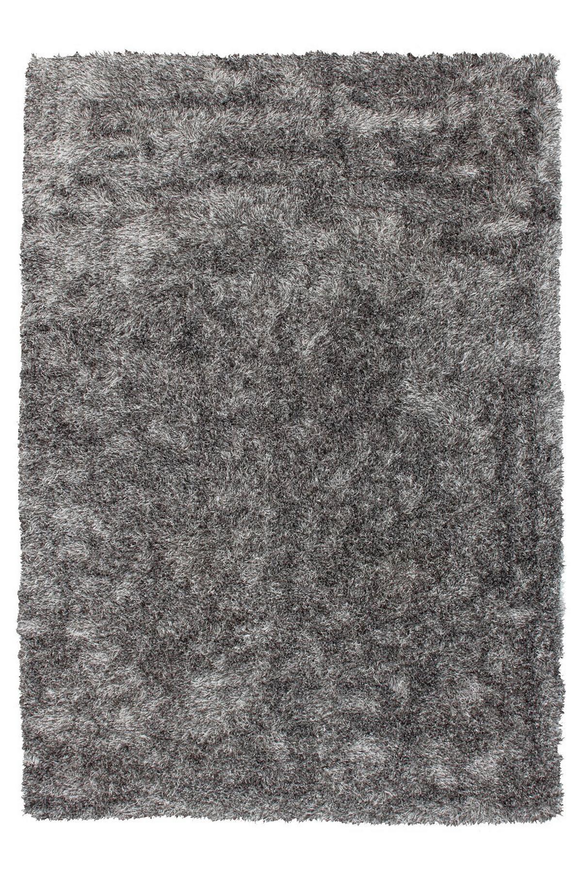 HOCHFLORTEPPICH DIAMOND 725 GRAU / WEIß - Weiss/Grau, Konventionell, Textil (160/230cm) - Kayoom