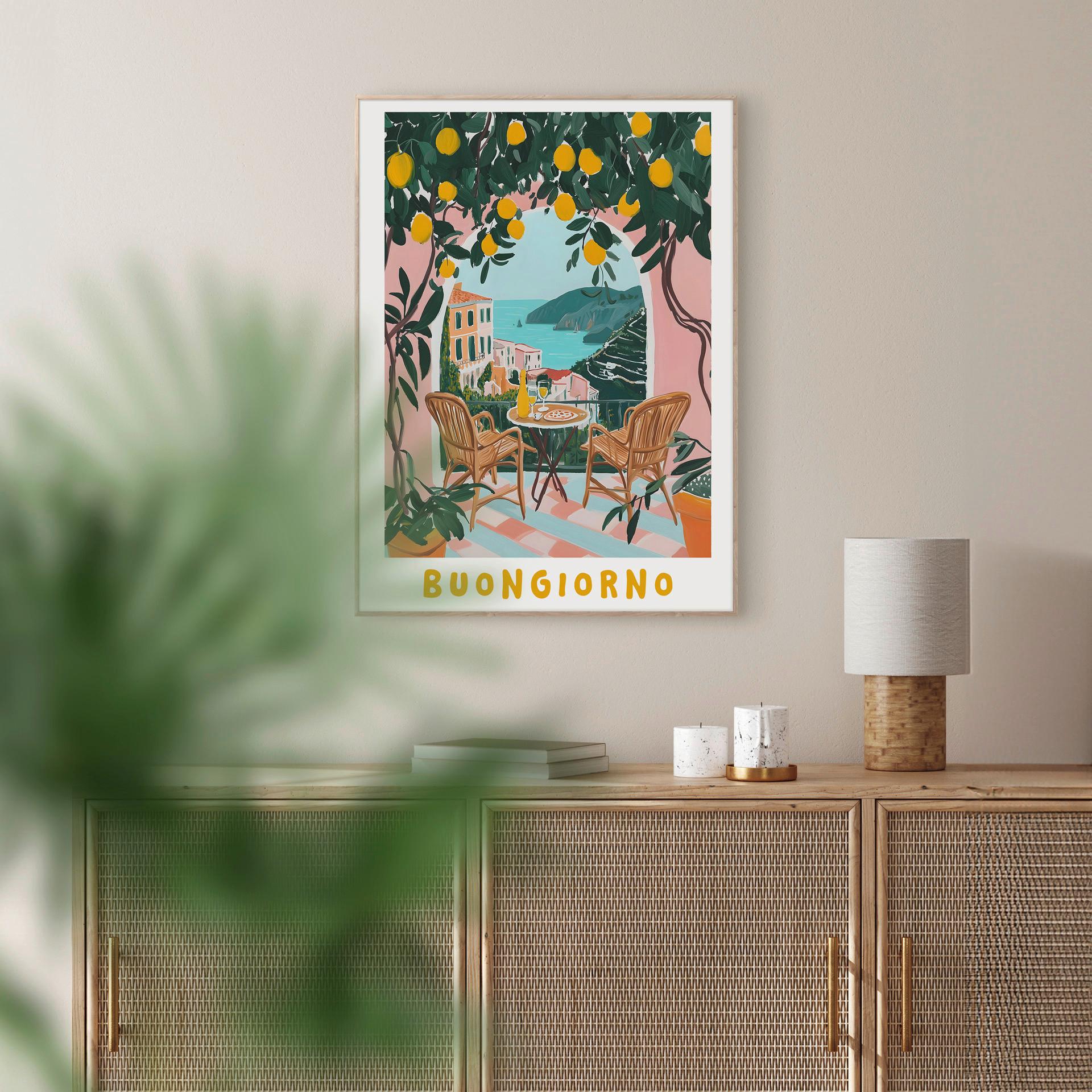 TAVLA ELENA - multicolor/ekfärgad, Klassisk, papper/trämaterial (50/70cm) - Mömax