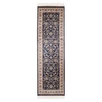 Läufer my Babylon of Obsession Blau/Creme/Braun ca. 80x250cm - Blau/Hellbraun, Design, Textil (80/250cm) - Obsession