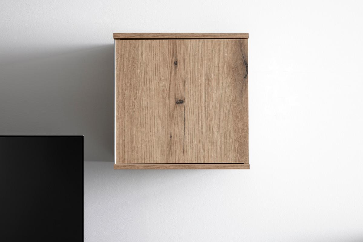Hängeschrank in Eichefarben - MODERN, Holzwerkstoff/Kunststoff (42,2/43,4/32cm) - Mömax