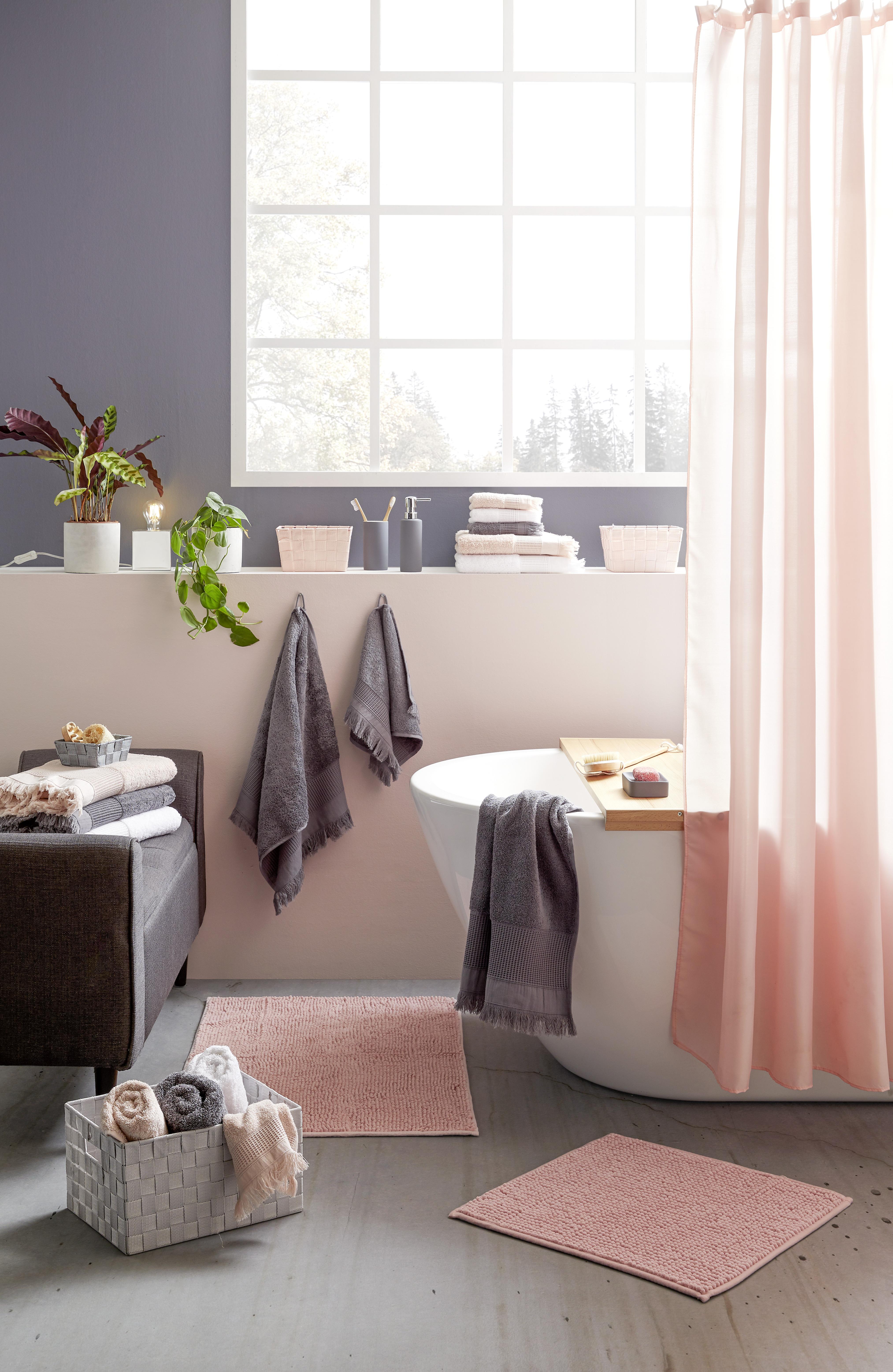 Badematte Nelly in Rosa ca. 50x50cm - Rosa (50/50cm) - Modern Living
