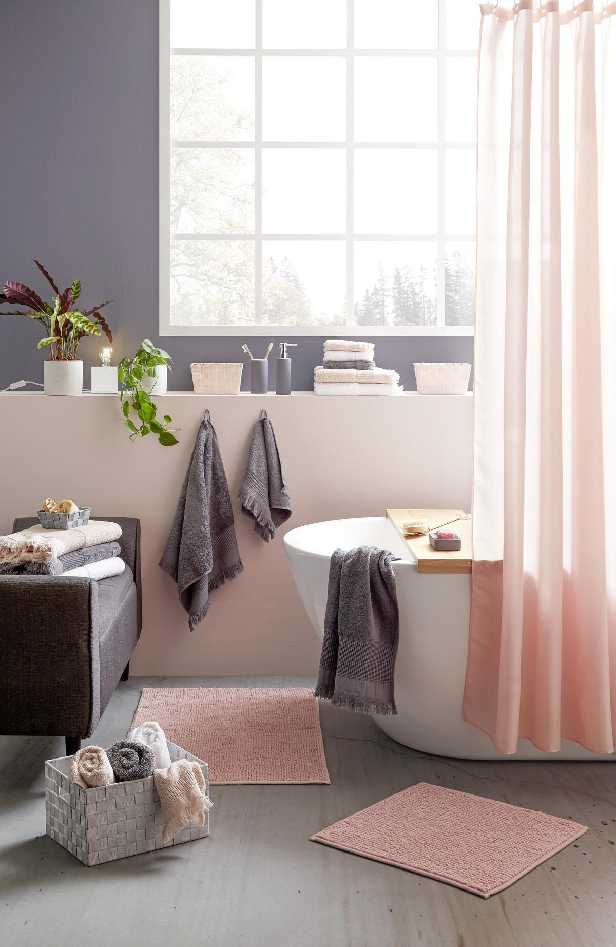 Badematte Nelly in Rosa ca. 50x50cm - Rosa (50/50cm) - Modern Living