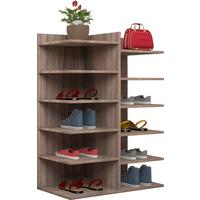 Schuhregal Enosa Sonoma Eiche ca. 60x80x30 cm - Sonoma Eiche, Basics, Holzwerkstoff (60/80/30cm) - MID.YOU
