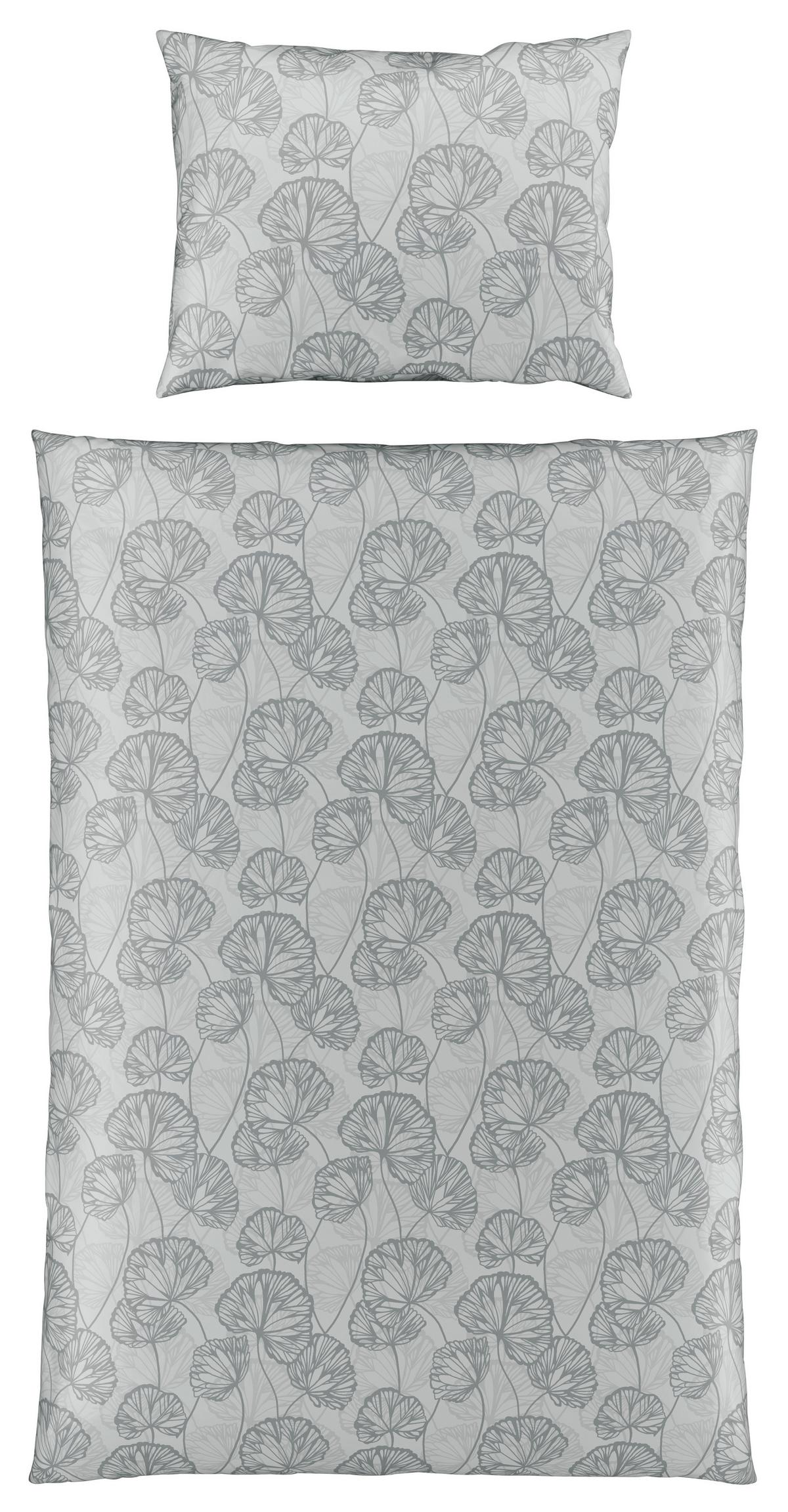 Ágyneműhuzat-garnitúra Ethens - szürke, textil (140/200cm) - Modern Living